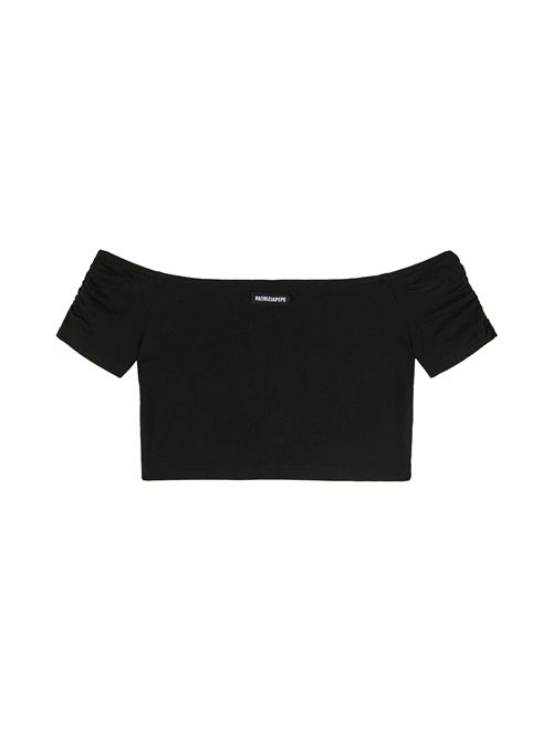 T-shirt nera PATRIZIA PEPE | 7M0981K103